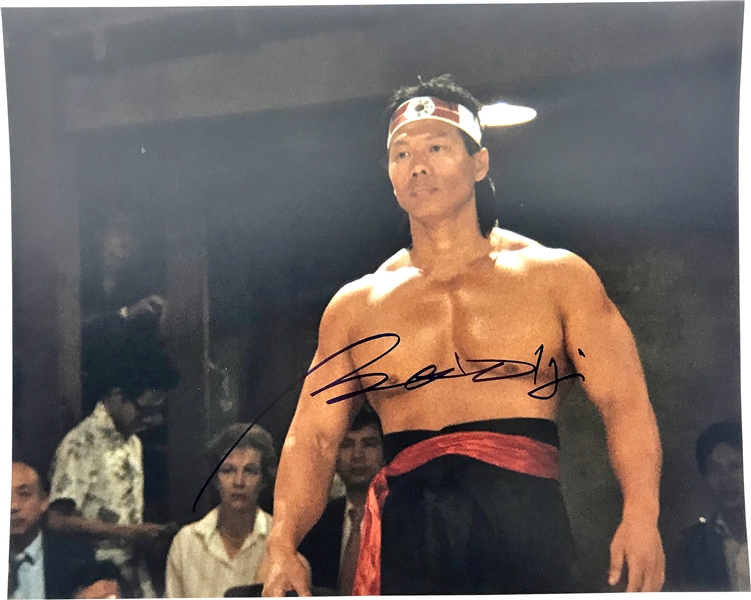 Bloodsport: Bolo Yeung Signed 16" x 20" Photograph (Beckett/BAS Guaranteed)