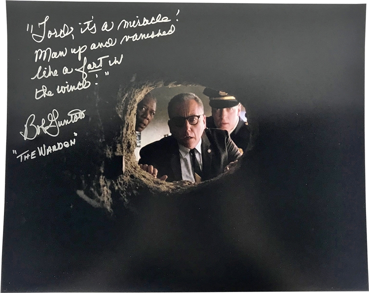 The Shawshank Redemption: Bob Gunton "The Wardon" Signed 16" x 20" Photograph (Beckett/BAS Guaranteed)