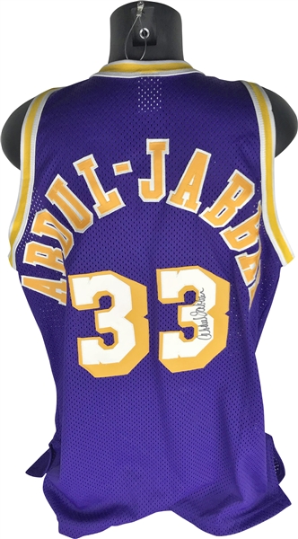 Kareem Abdul-Jabbar Signed LA Lakers Jersey (Beckett/BAS Guaranteed)