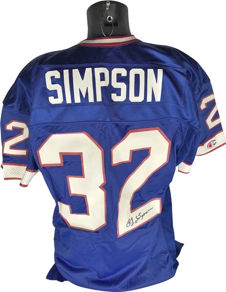 O. J. Simpson Signed Buffalo Bills Jersey (Beckett/BAS Guaranteed)