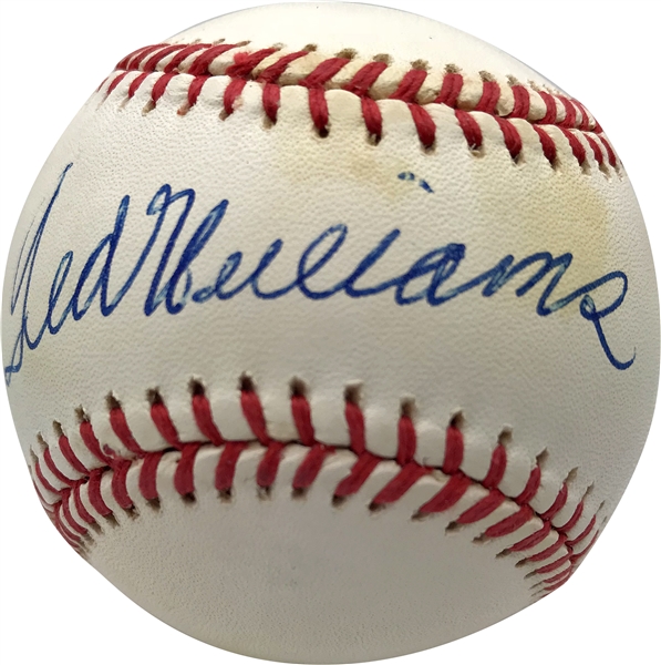 Ted Williams Signed OAL Baseball (JSA)