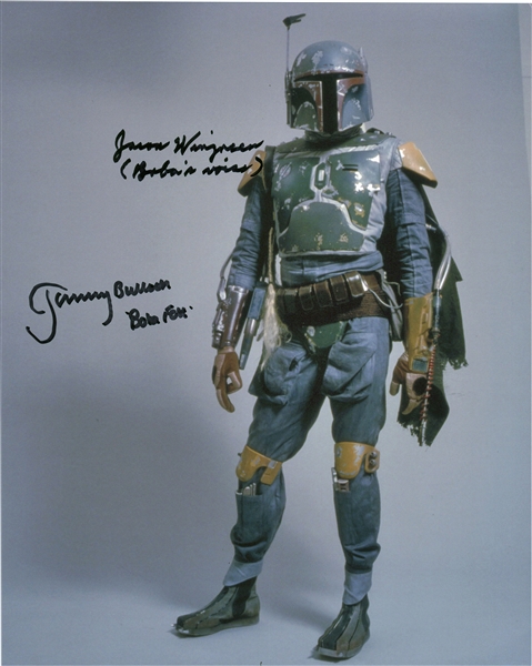 Bobba Fett: Jeremy Bulloch & Jason Wingreen Signed 8" x 10" Photograph (Beckett/BAS Guaranteed)