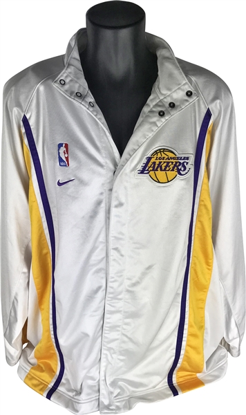 Mid 2000s LA Lakers Worn Pre-Game Warmup Attributed To Kobe Bryant! (Grey Flannel)