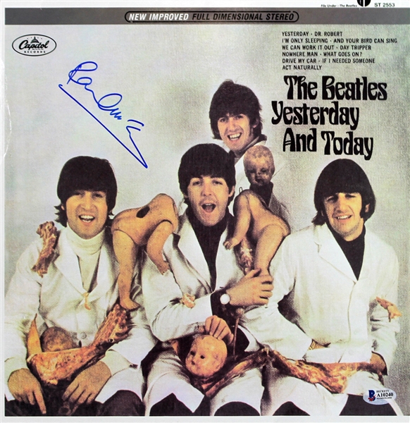 The Beatles: Paul McCartney Signed "Yesterday and Today" BUTCHER COVER Album! (BAS/Beckett)