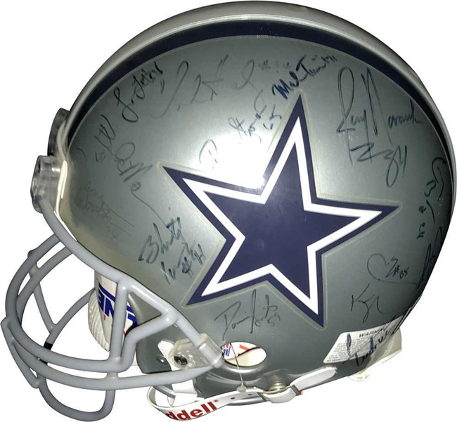 1995 Super Bowl Champion Dallas Cowboys Signed PROLINE Helmet w/ Aikman, Smith & Others! (JSA)