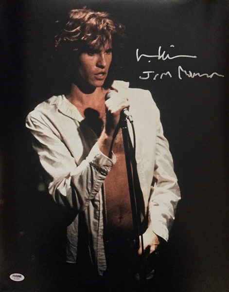 Val Kilmer Signed 16" x 20" Color Photo from "The Doors" with Rare "Jim Morrison" Inscription (PSA/DNA)