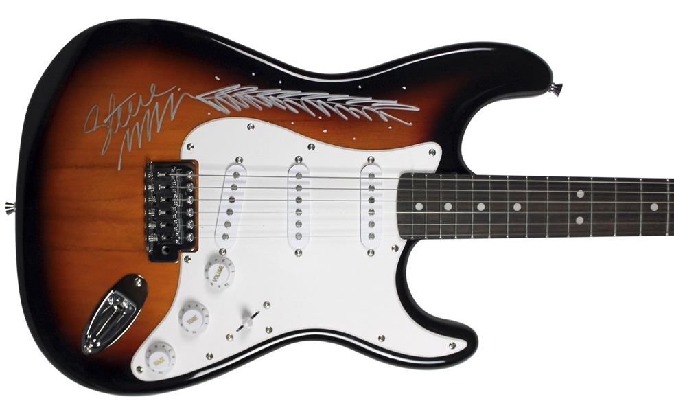Steve Miller Signed Fender Squier Stratocaster Guitar w/ Hand-Drawn Sketch (BAS/Beckett)