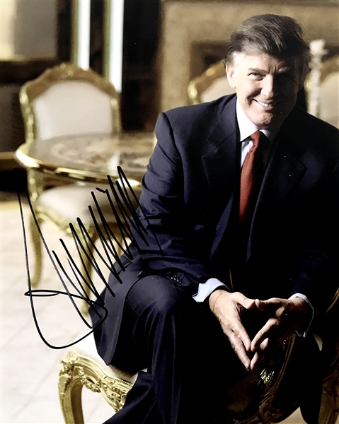 President Donald Trump Superb Signed 8" x 10" Color Photo (JSA)