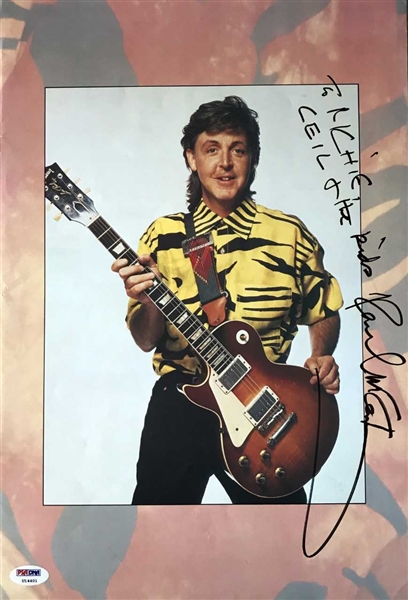The Beatles: Paul McCartney Signed Program Photograph (PSA/DNA)