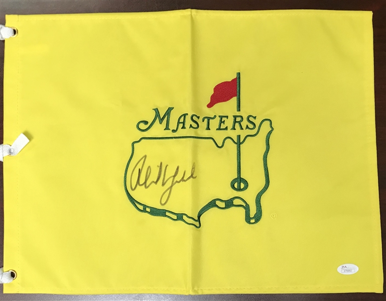Phil Mickelson Signed Un-Dated Masters Flag (JSA)