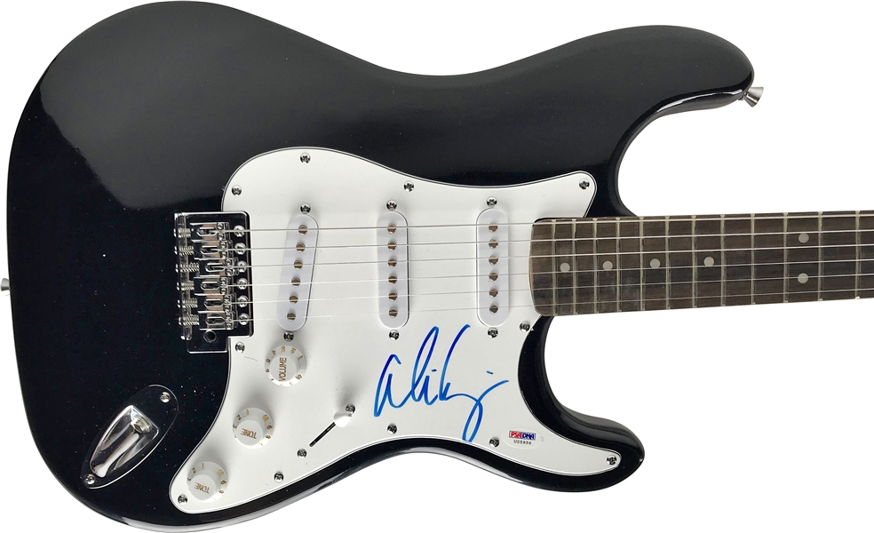 Alice Cooper Signed Stratocaster Styler Guitar (PSA/DNA)