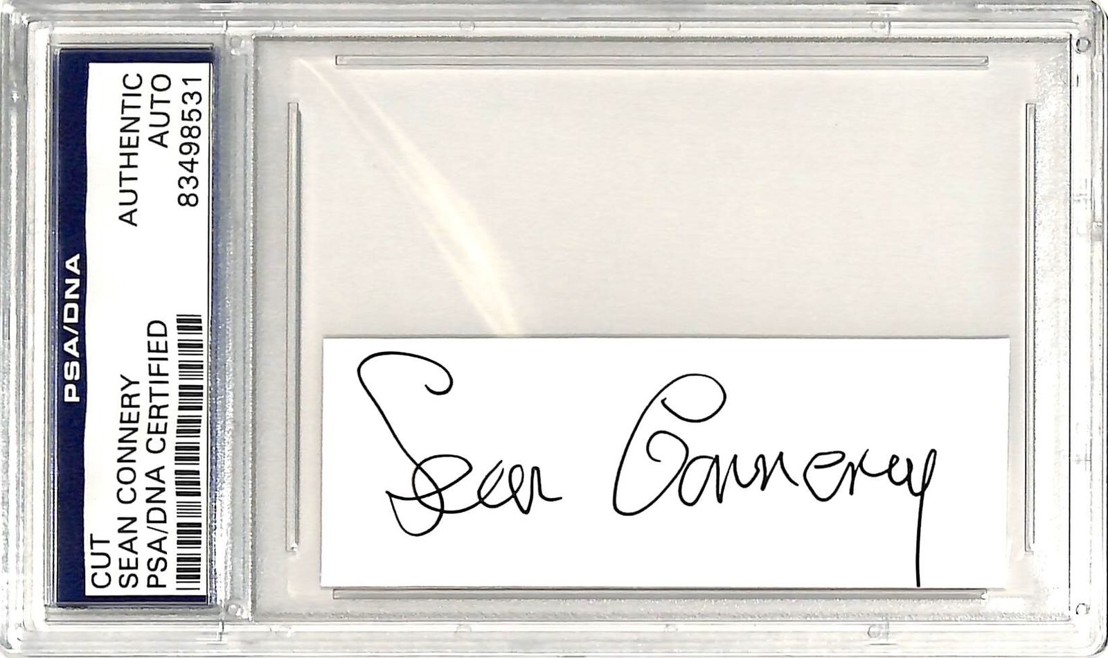 Lot Detail - 007: Sean Connery Superbly Signed 1