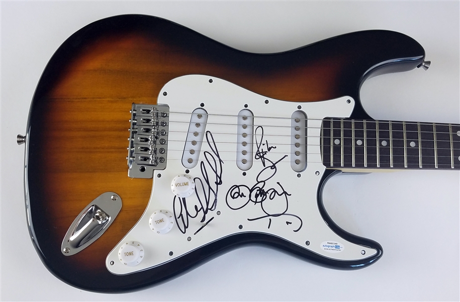 Bon Jovi Group Signed Strat Style Electric Guitar with RARE Original Lineup! (ACOA LOA)