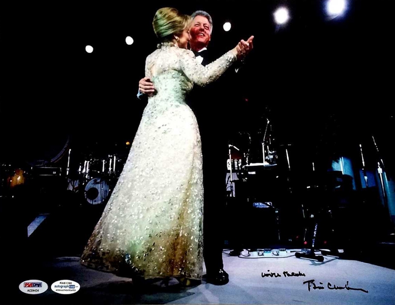 President Bill Clinton Signed 11" x 14" Color Photo (Inauguration Ball) (PSA/DNA & ACOA LOAs)