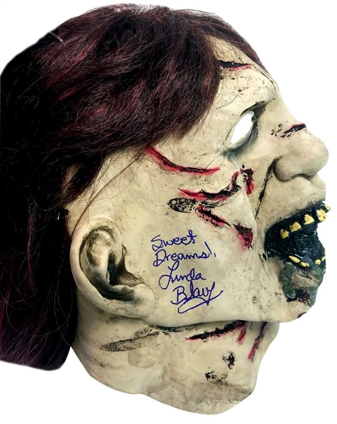 Linda Blair Signed "Exorcist" Halloween Mask (ACOA)