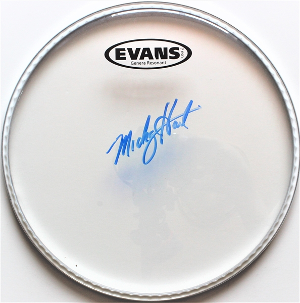 The Grateful Dead: Mickey Hart Signed 12-Inch Drumhead (Beckett/BAS Guaranteed)