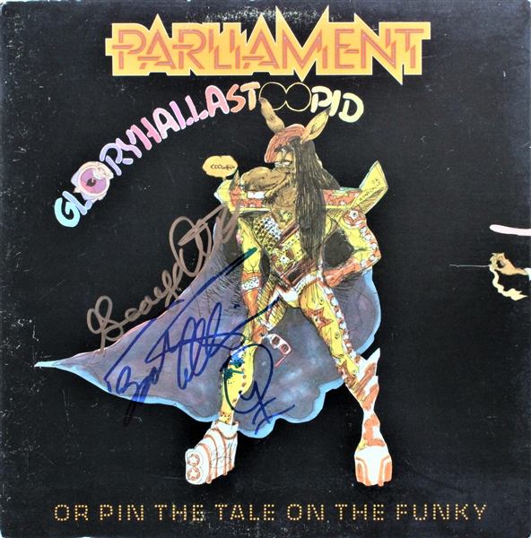 Parliment Group Signed "Glorihallastoopid" Album with George Clinton & Bootsy Collins! (Beckett/BAS Guaranteed)