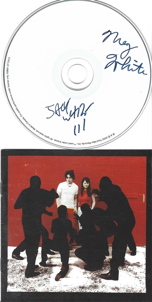 The White Stripes Band Signed "White Blood Cells" CD Disc (Beckett/BAS Guaranteed)