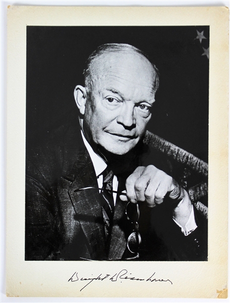President Dwight D. Eisenhower Signed 7.25" x 9.25" Photograph (Beckett/BAS)