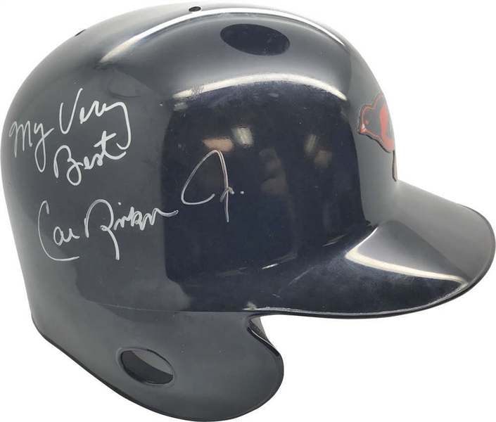 Cal Ripken Jr. Signed Orioles Vintage Style Full Size Batting Helmet (SGC & Beckett/BAS Guaranteed)