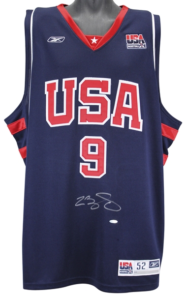 Lebron James Signed Authentic 2004 Team USA Olympics Jersey Upper Deck UDA  COA