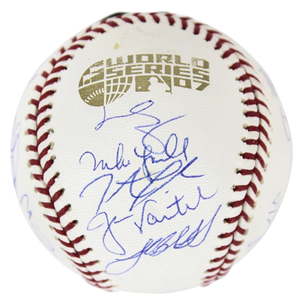 2007 WS Champion Boston Red Sox Team Signed Official World Series Baseball w/ 24 Signatures! (Fanatics)