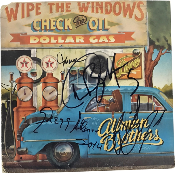 The Allman Brothers Band Group Signed "Live" Album w/ Gregg & 3 Others! (Beckett/BAS Guaranteed)