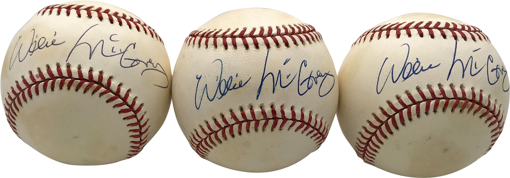 Willie McCovey Signed Lot of Six (6) ONL Baseballs (Beckett/BAS Guaranteed)