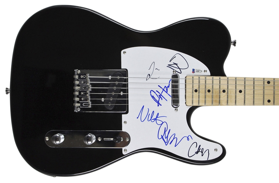 Foo Fighters Signed Telecaster-Style Guitar w/ Current Lineup (BAS/Beckett)
