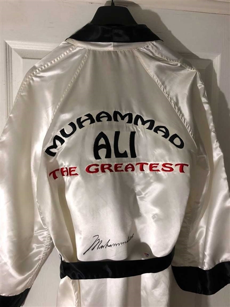 Muhammad Ali Signed Custom "The Greatest" Everlast Boxing Robe with Choice Autograph (PSA/DNA Graded MINT 9)
