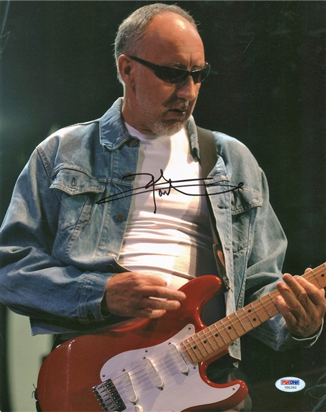 The Who: Pete Townshend Signed 11" x 14" Photograph (PSA/DNA)