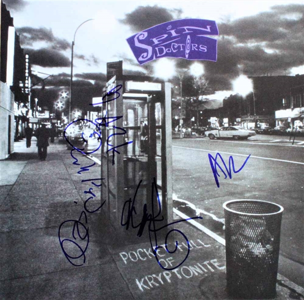 The Spin Doctors Group Signed Record Album Cover (Beckett/BAS Guaranteed)