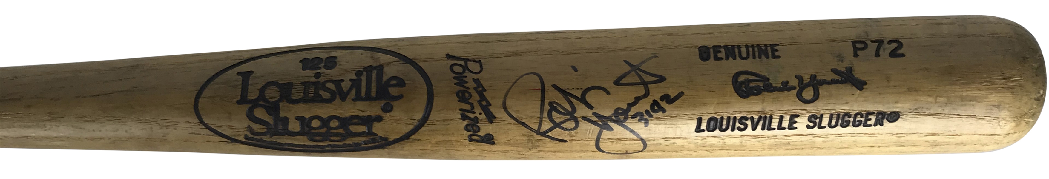 Robin Yount Signed & Game Used 1986-89 Baseball Bat - PSA/DNA GU 10!