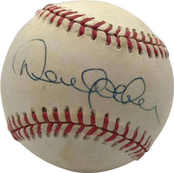 Derek Jeter Rookie-Era Signed OAL Budig Baseball (Beckett/BAS)