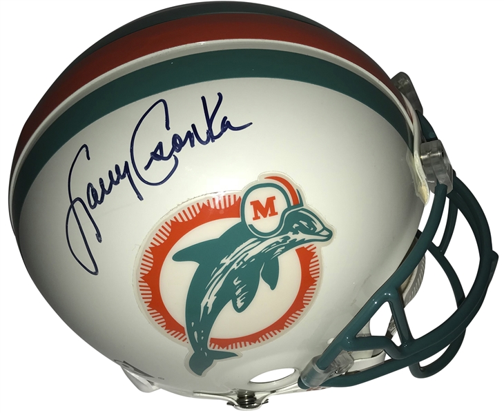Larry Csonka Signed PROLINE Dolphins Helmet (Beckett/BAS Guaranteed)