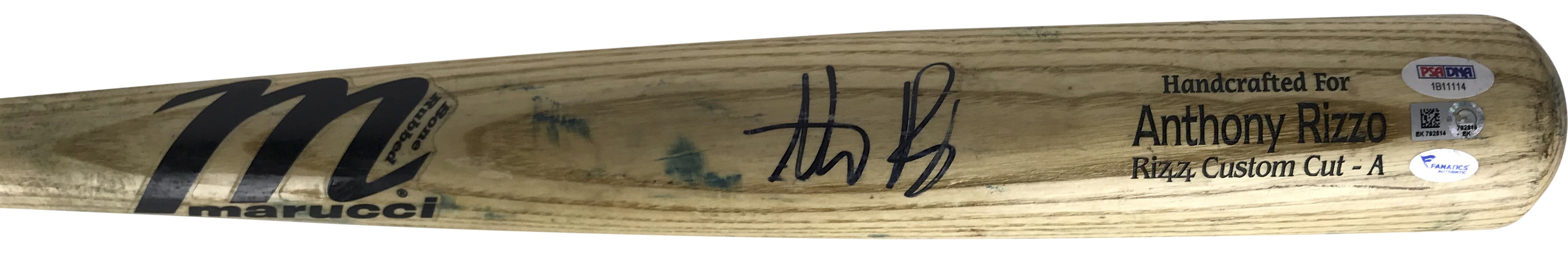 Anthony Rizzo Signed & Game Used 2013 Rizz44 Baseball Bat PSA/DNA GU 9!