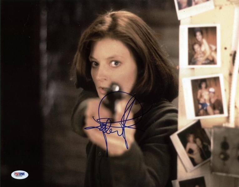 Jodie Foster Signed 11" x 14" Photo from "Silence of the Lambs" (PSA/DNA)