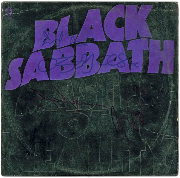Black Sabbath Group Signed "Master of Reality" Album w/ All Four Members! (Beckett/BAS)