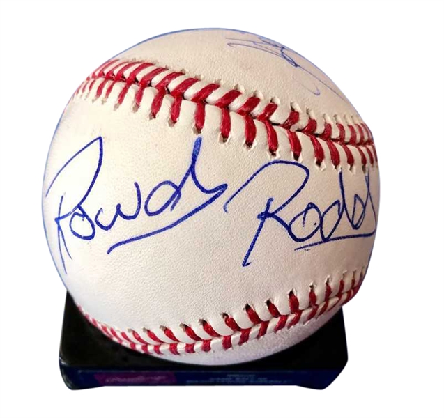 WWF: Rowdy Roddy Piper Signed OML Baseball (Beckett/BAS)