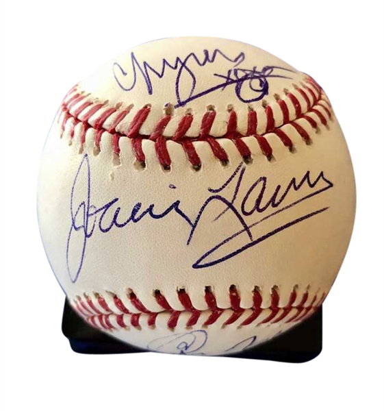 WWF: Joanie Lauer "Chyna" Signed OML Baseball (Beckett/BAS Guaranteed)