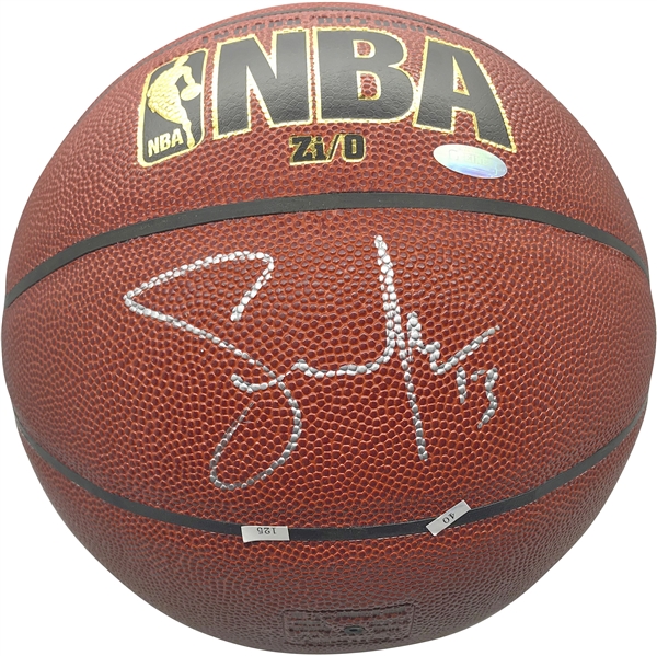 Steve Nash Signed NBA I/O Basketball (Steiner Sports)