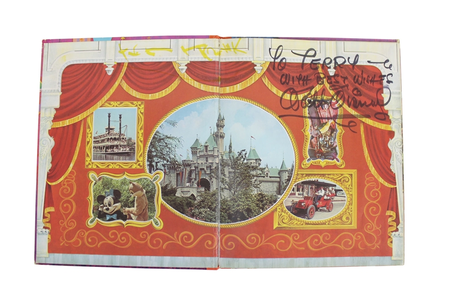 Walt Disney Signed Vintage 1964 Whitman "Disneyland" Hardcover Book (BAS/Beckett)