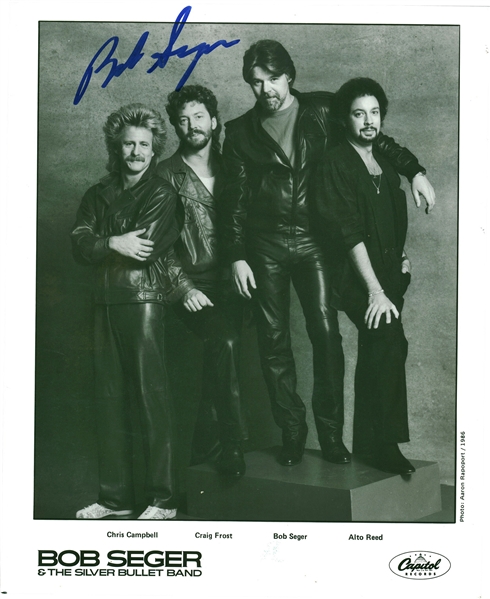 Bob Seger Rare Signed 8" x 10" Capital Records Photograph (REAL/Epperson)