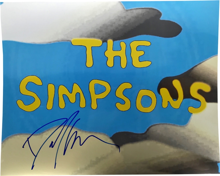 The Simpsons: Danny Elfman Signed 16" x 20" Metallic Photograph (Beckett/BAS Guaranteed)