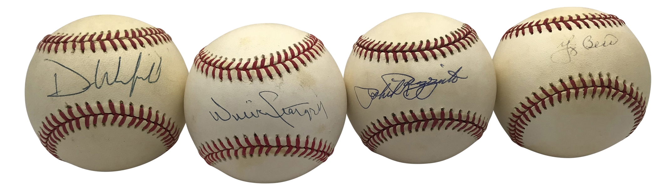 MLB Hitting Legends Lot of Seven (7) Single Signed Baseballs w/ Berra, Rizzuto, Stargell & Others! (Beckett/BAS Guaranteed)
