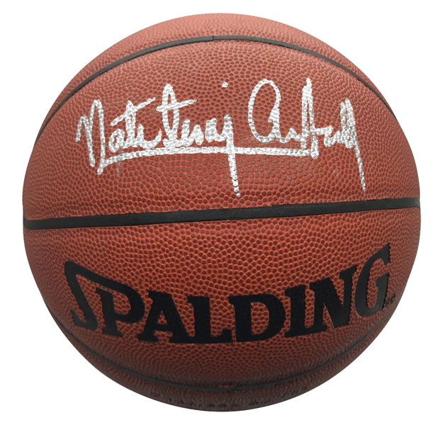Nate Archibald Signed NBA I/O Basketball (Beckett/BAS Guaranteed)