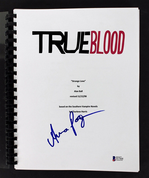 Anna Paquin Signed "True Blood" TV Script (Beckett/BAS)