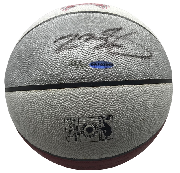 LeBron James Signed 2006 Houston All-Star Game Basketball (UDA)