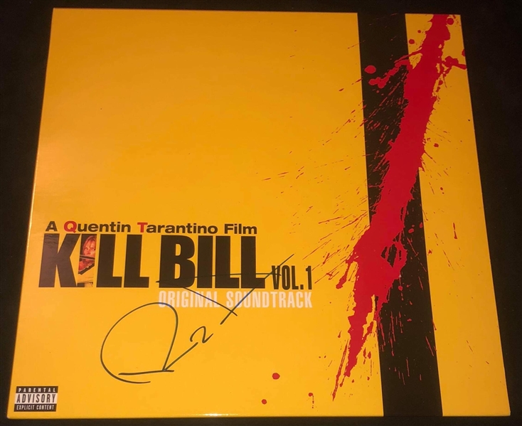 RZA Signed "Kill Bill Vol. 1" Soundtrack Album Cover (Beckett/BAS Encapsulated)