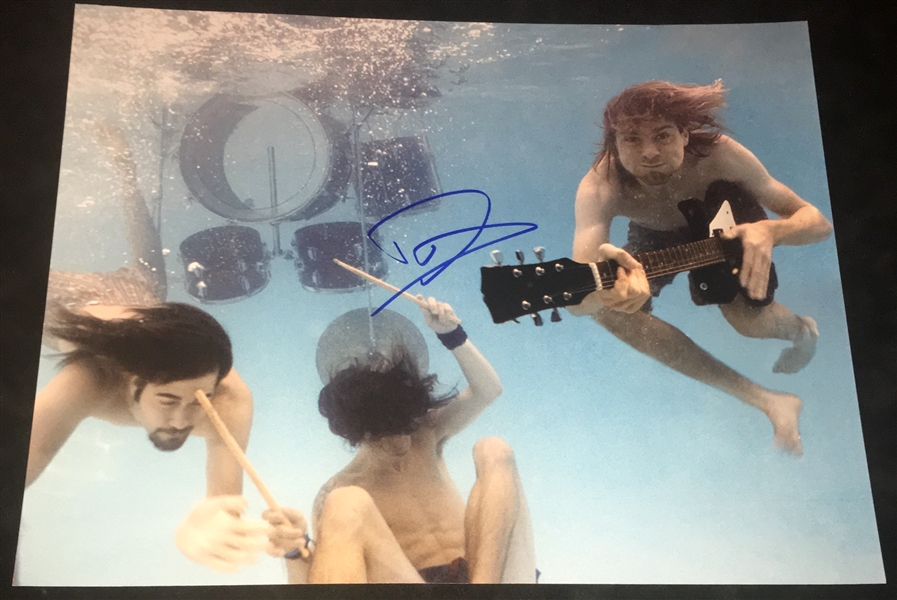Dave Grohl Signed 16" x 20" Nirvana Photograph (BAS/Beckett Guaranteed)